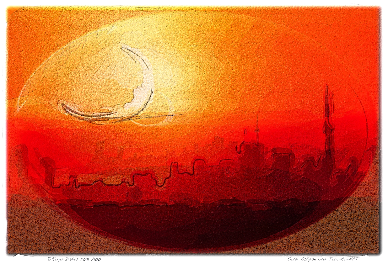 Solar Eclipse over Toronto-NFT